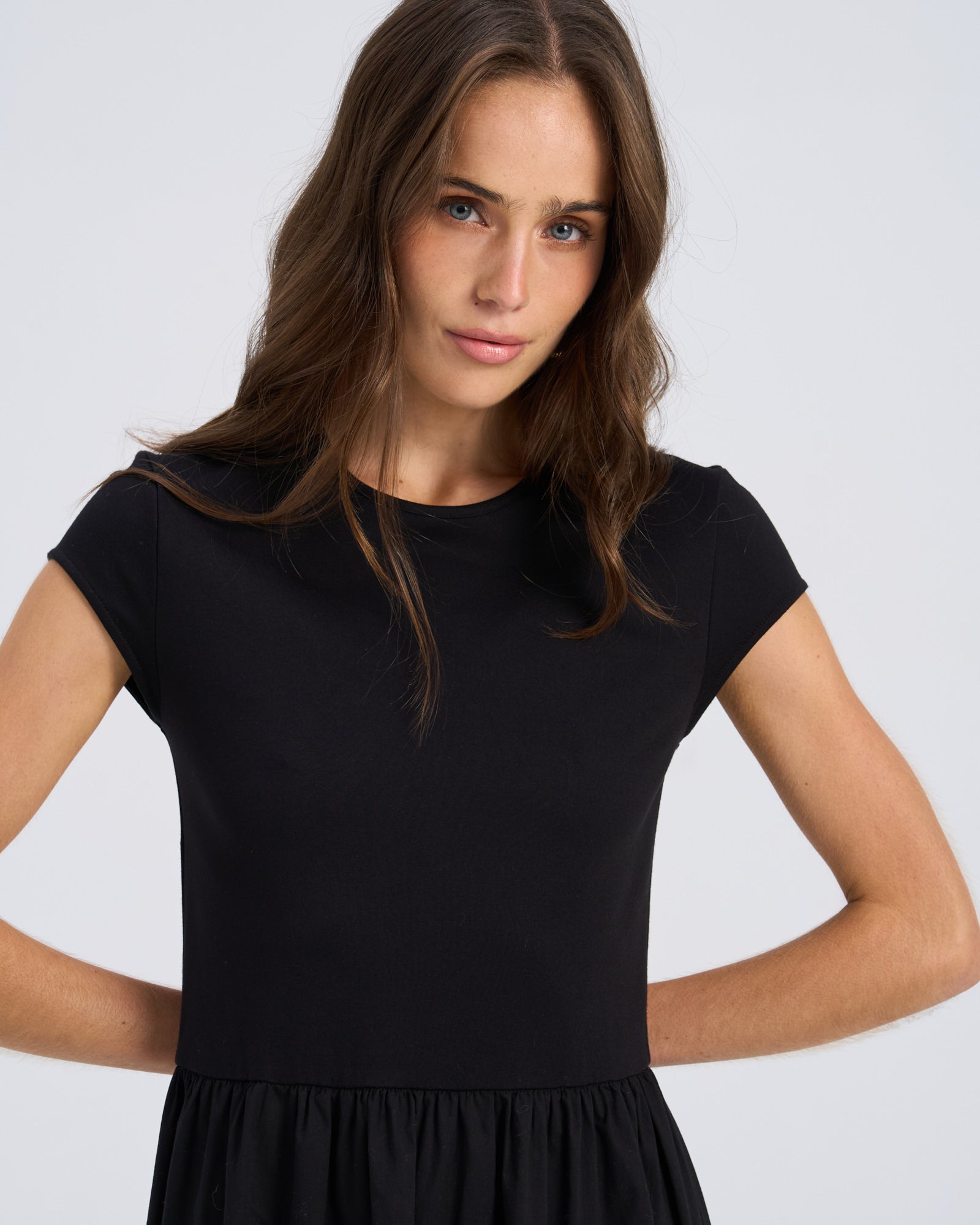 AWROSEMARY CAP SLEEVE MAXI DRESS